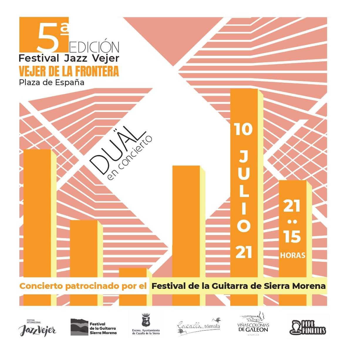 El Festival de la Guitarra de Sierra Morena, patrocinador de la 5º edición del Festival Jazz Vejer.
