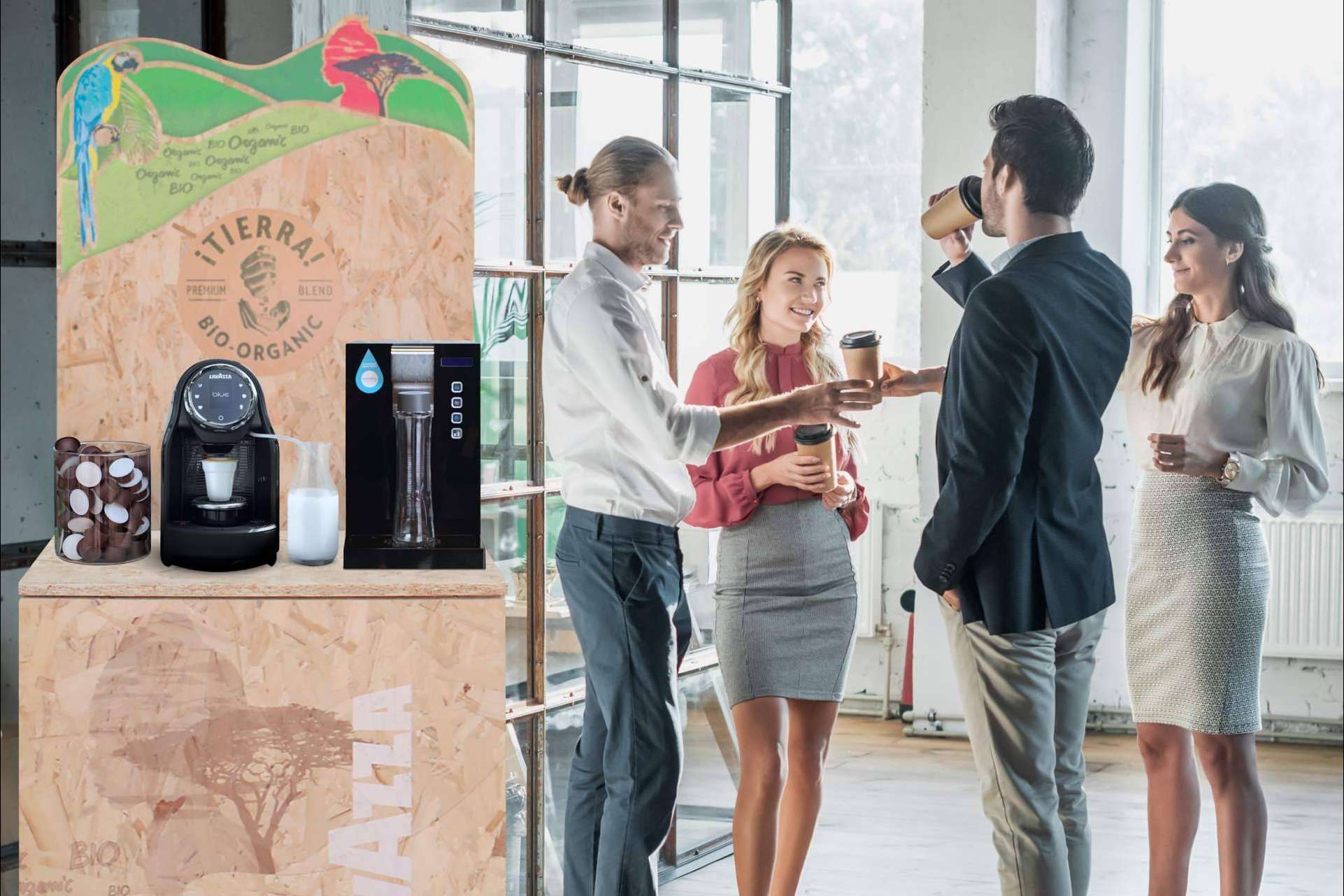 Servicio de café italiano de primera calidad para oficinas, de la mano de Espressa