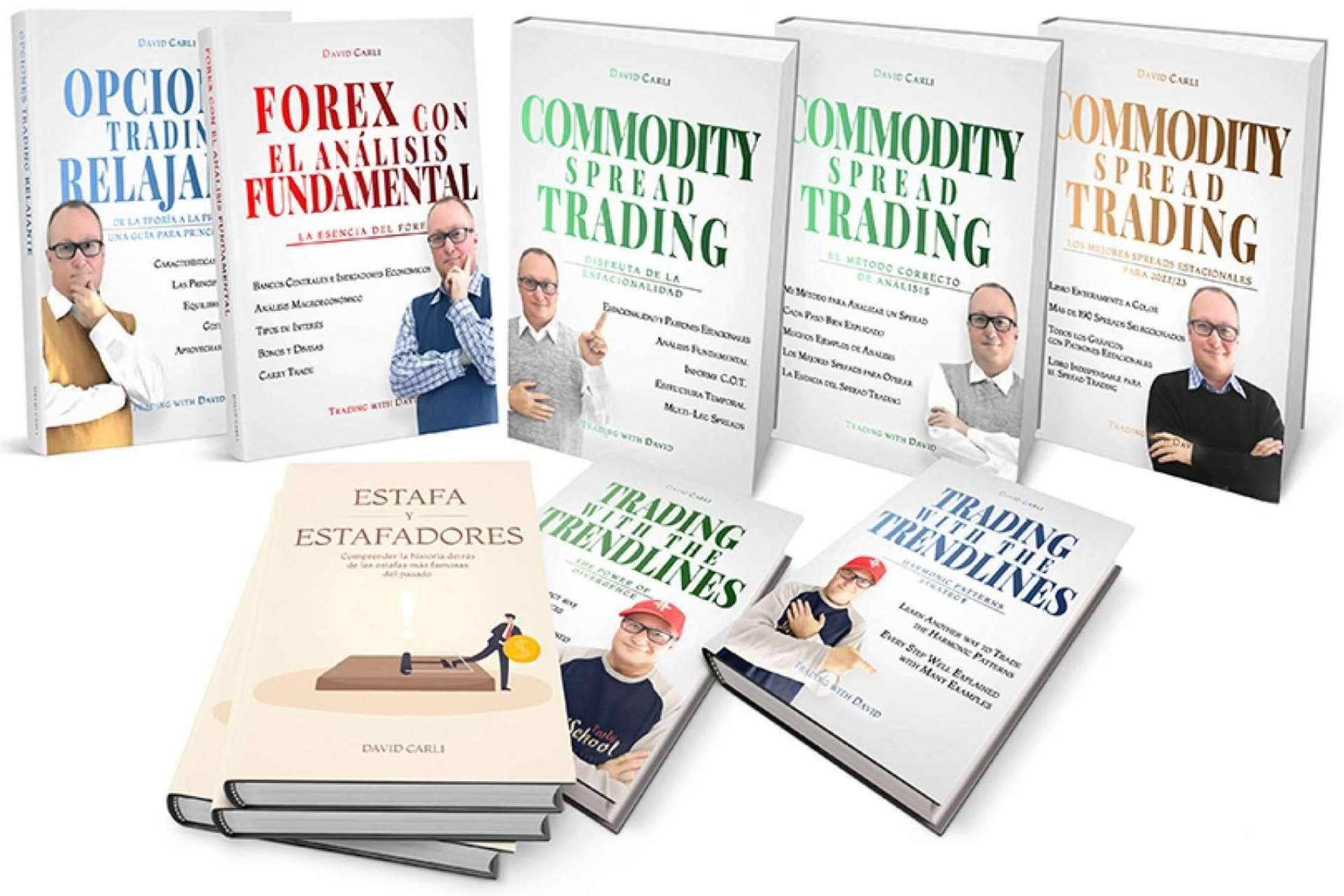 Trading with David ofrece libros de trading para cualquier nivel