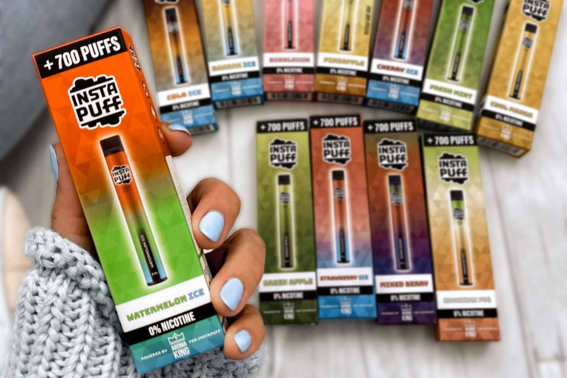 Dejar de fumar con los vapers desechables sin nicotina de Insta Puff