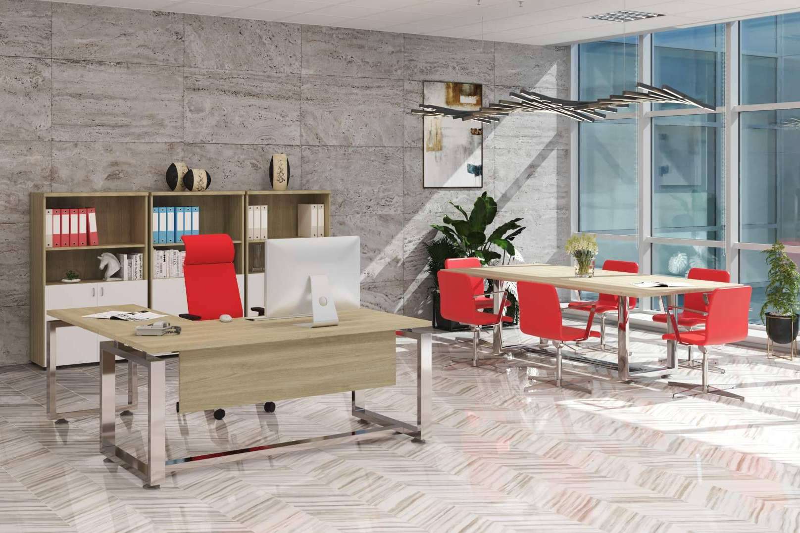 Tipos de mobiliario oficina que ofrece Office Deco