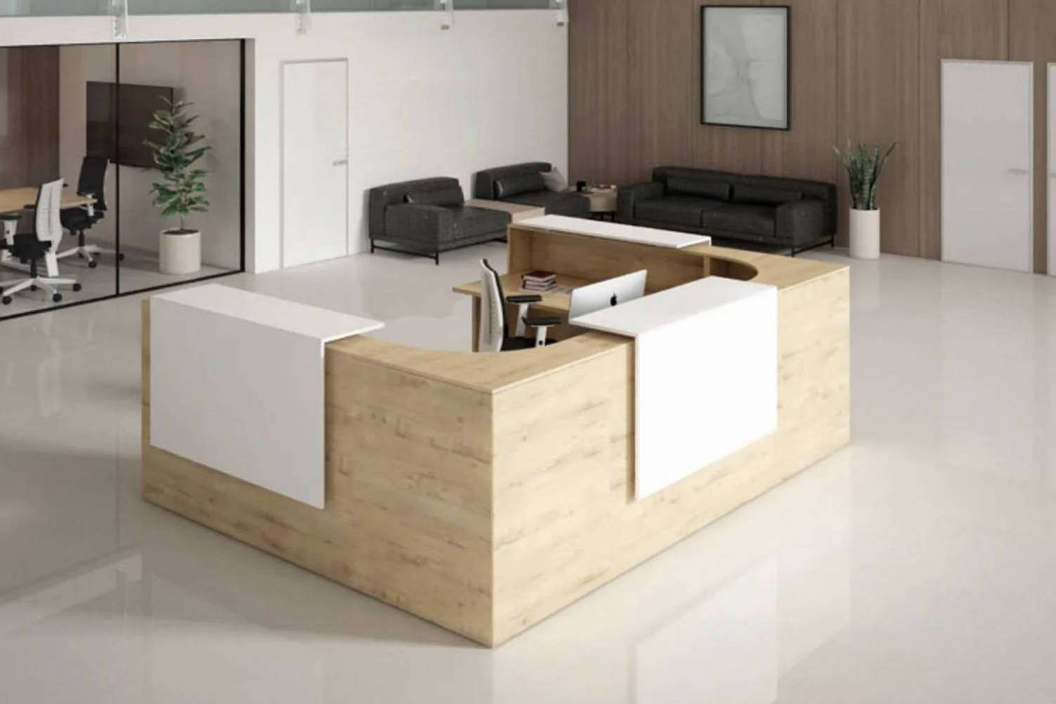 La importancia de las recepciones de oficina en la imagen de la empresa, por OfficeDeco