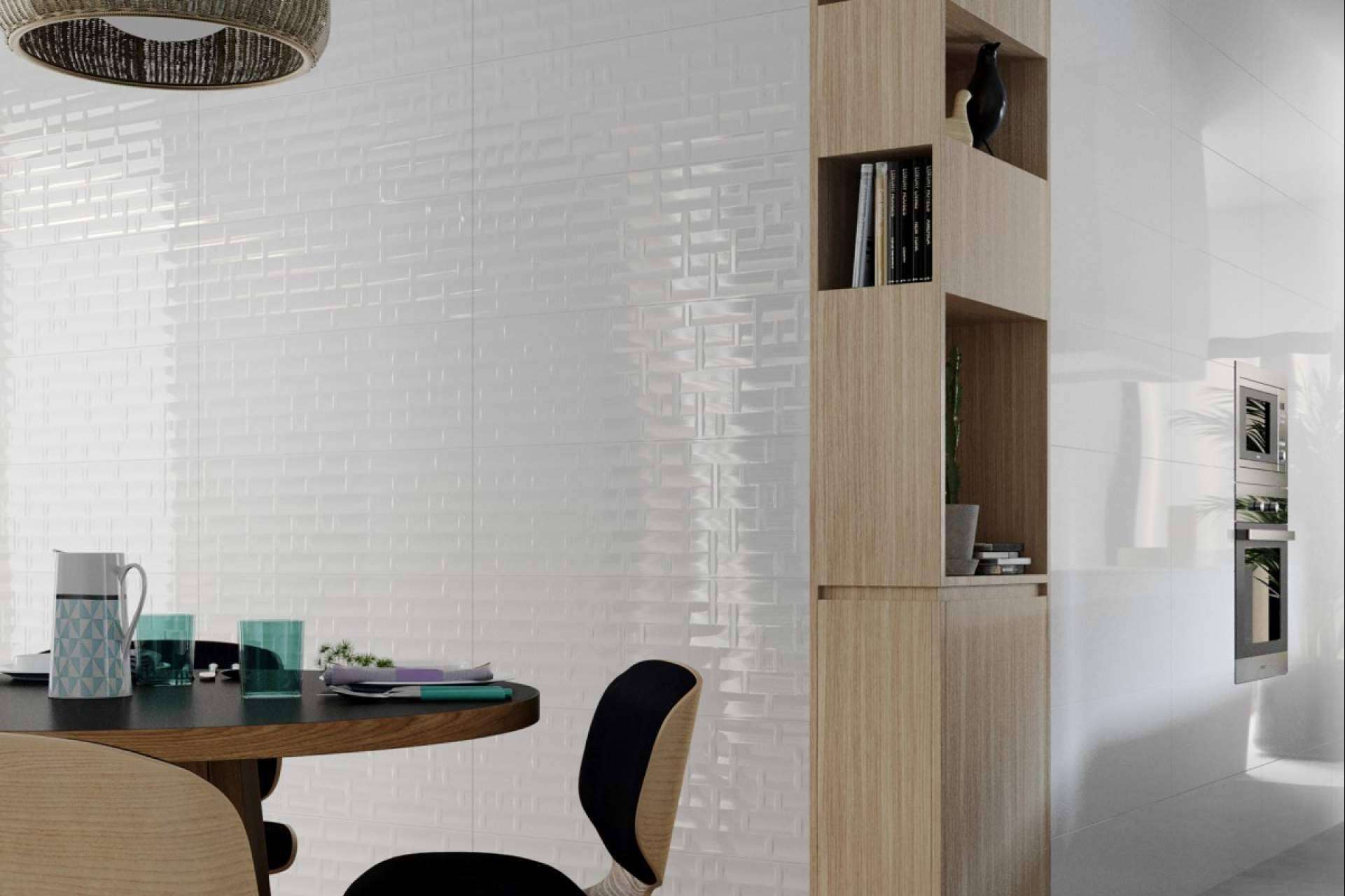 Azulejos Blanco Brillo transforman espacios pequeños