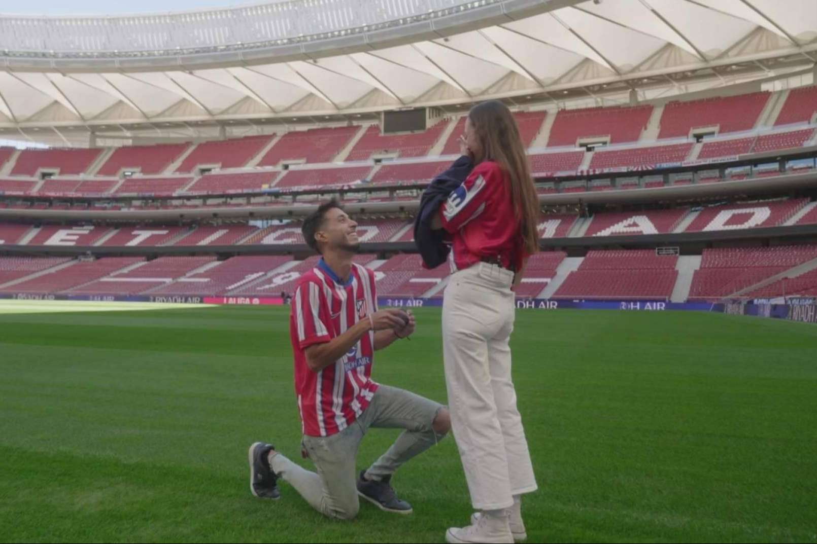 Este pasado fin de semana un afortunado rojiblanco pudo vivir durante 24 horas en el estadio del Atlético de Madrid