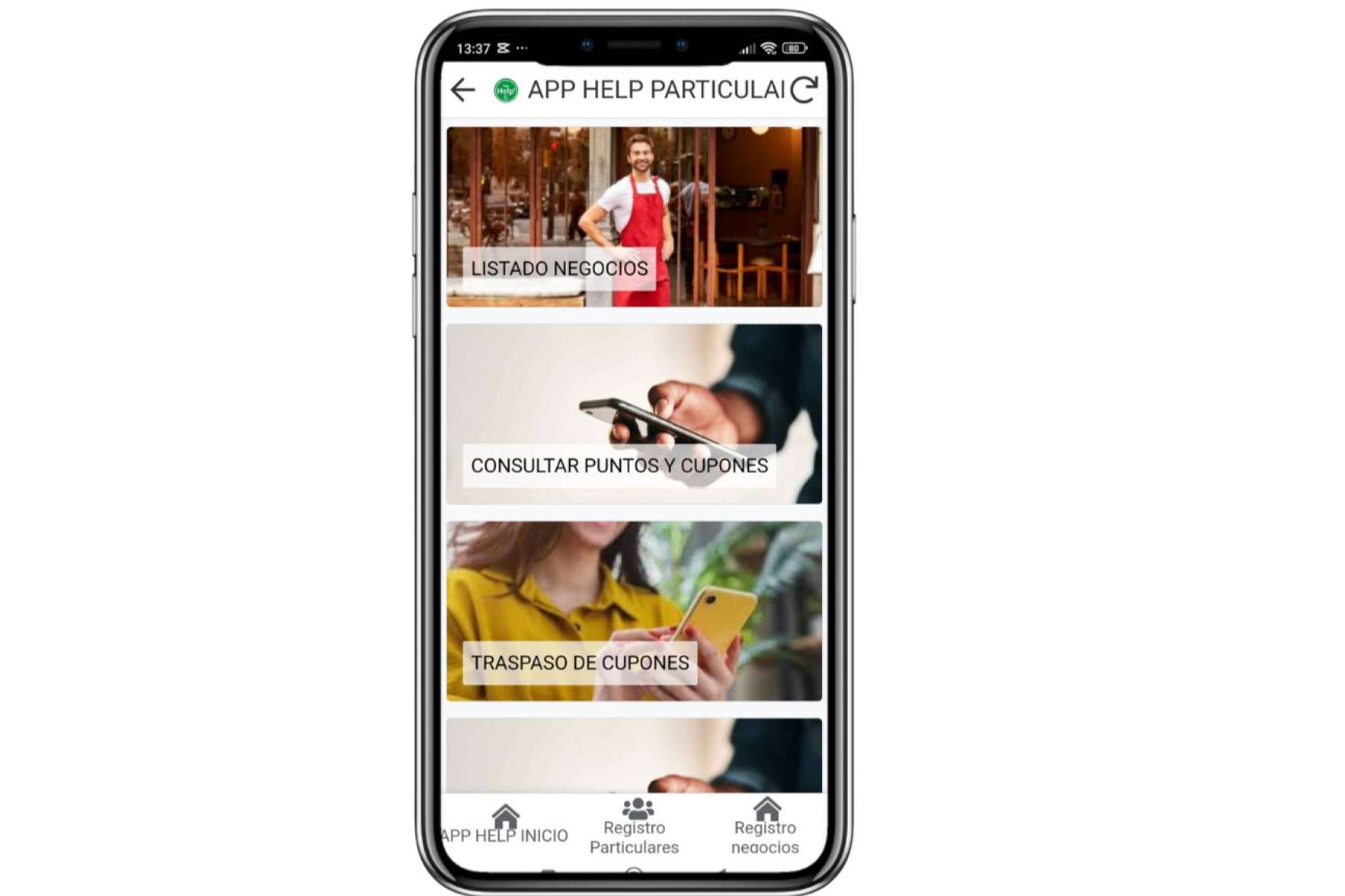 APP HELP potencia las ventas y hace publicidad a los negocios