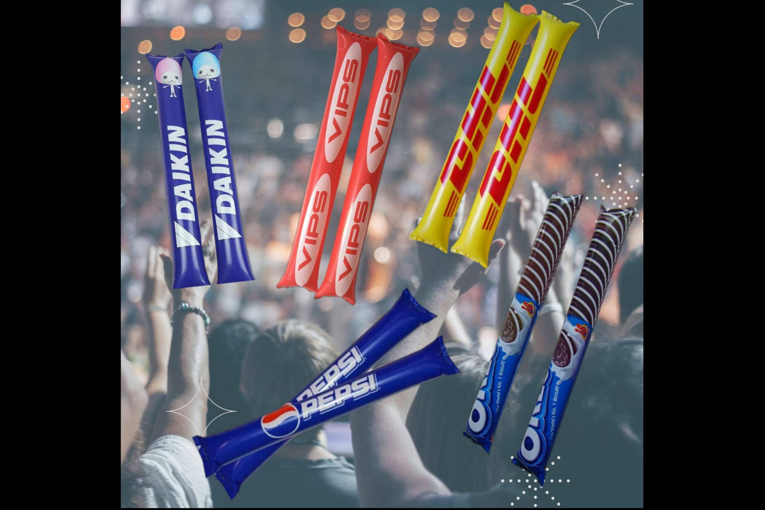 Jovi Inc impulsa el branding en eventos con sus aplaudidores hinchables personalizados