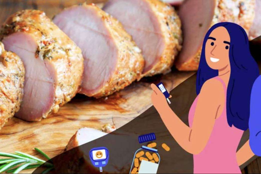 La carne de cerdo, una opción ideal para personas con diabetes
