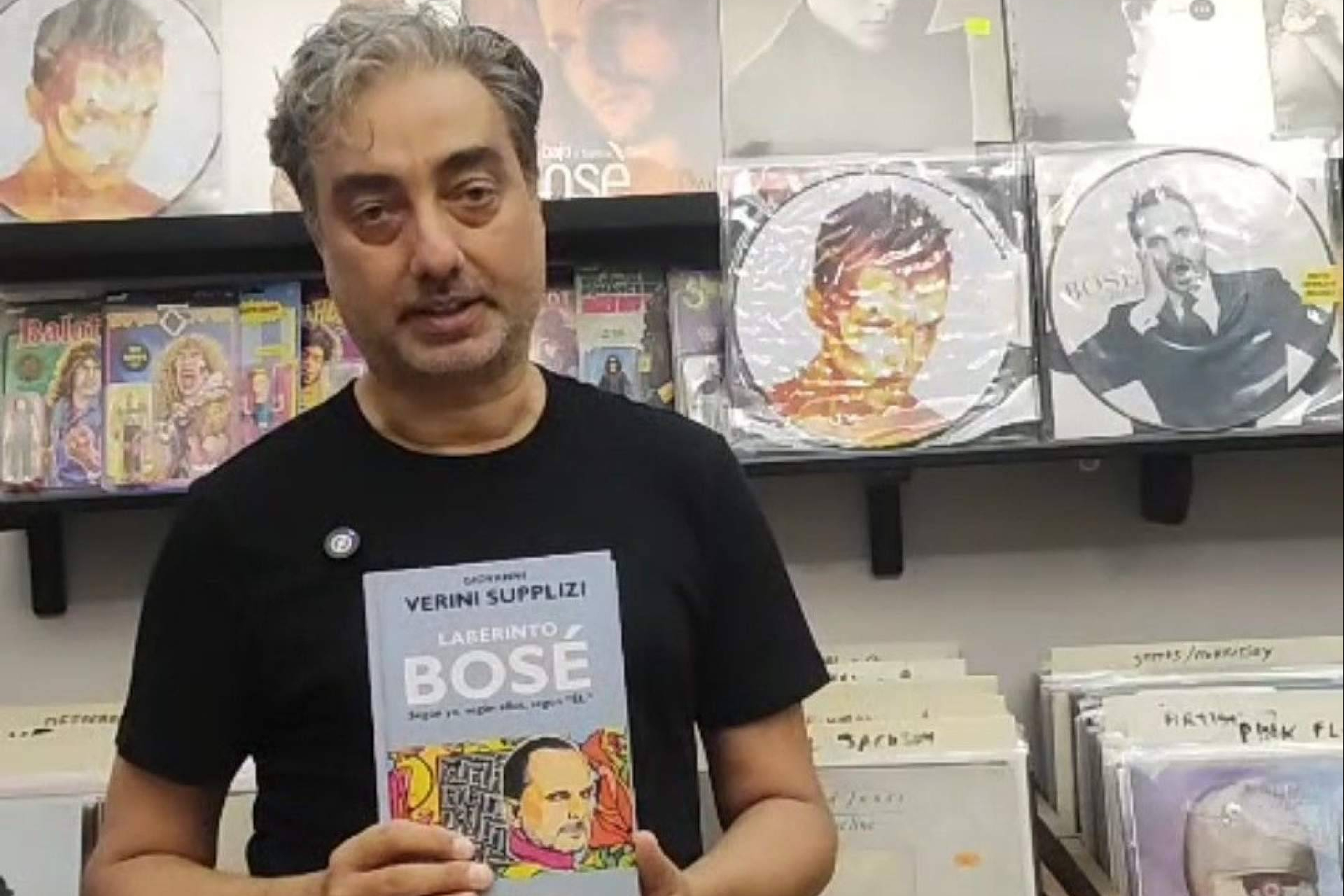 Giovanni Verini presenta el libro LABERINTO BOSÉ, un libro exclusivo sobre Miguel Bosé