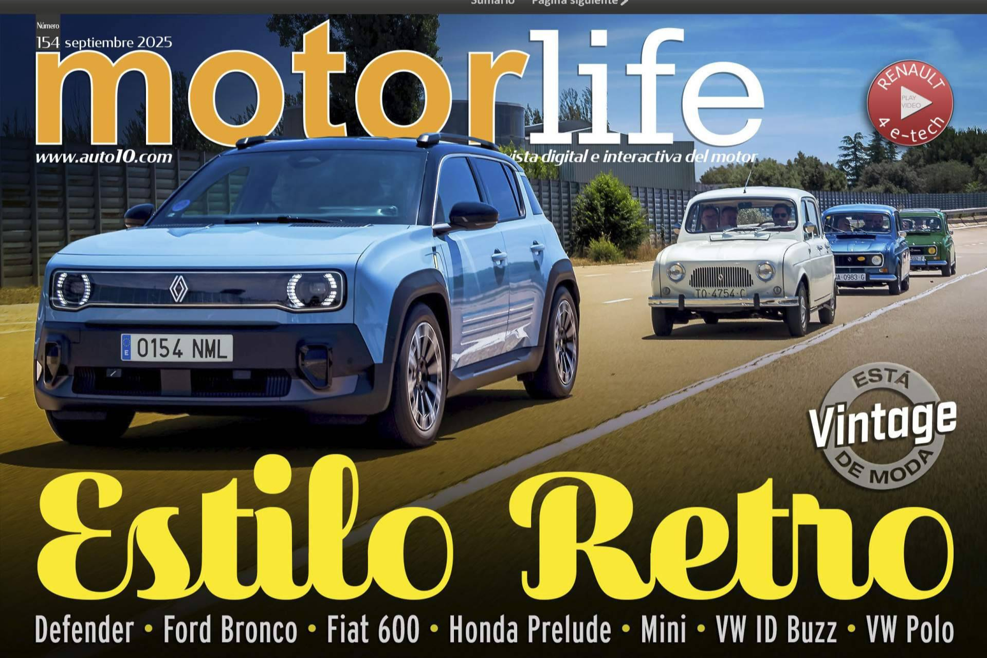 Coches actuales con diseño vintage; la perfecta fusión entre nostalgia y modernidad