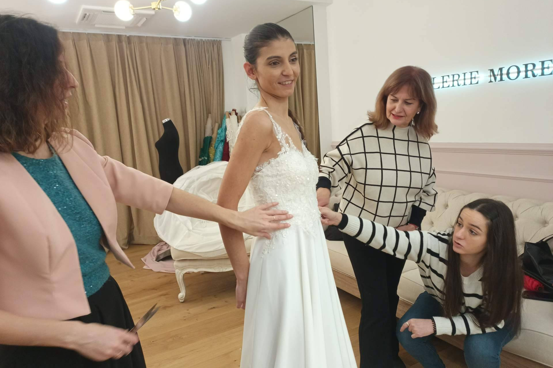 Valérie Moreau; Así se elabora un vestido de novia exclusivo en un atelier madrileño