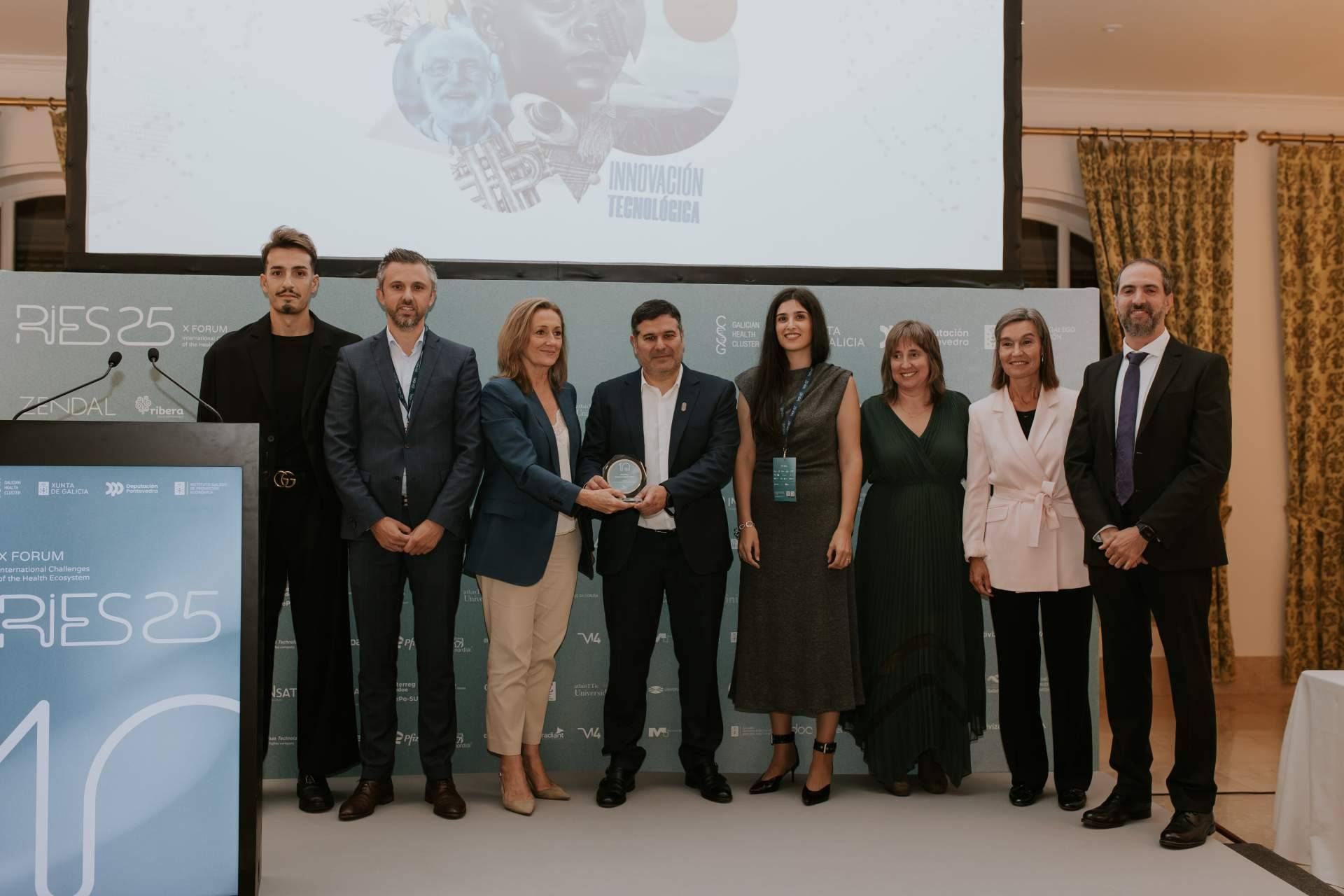 El proyecto AI-VIDDA gana el premio Comunidad RIE25 del Clúster de Salud de Galicia