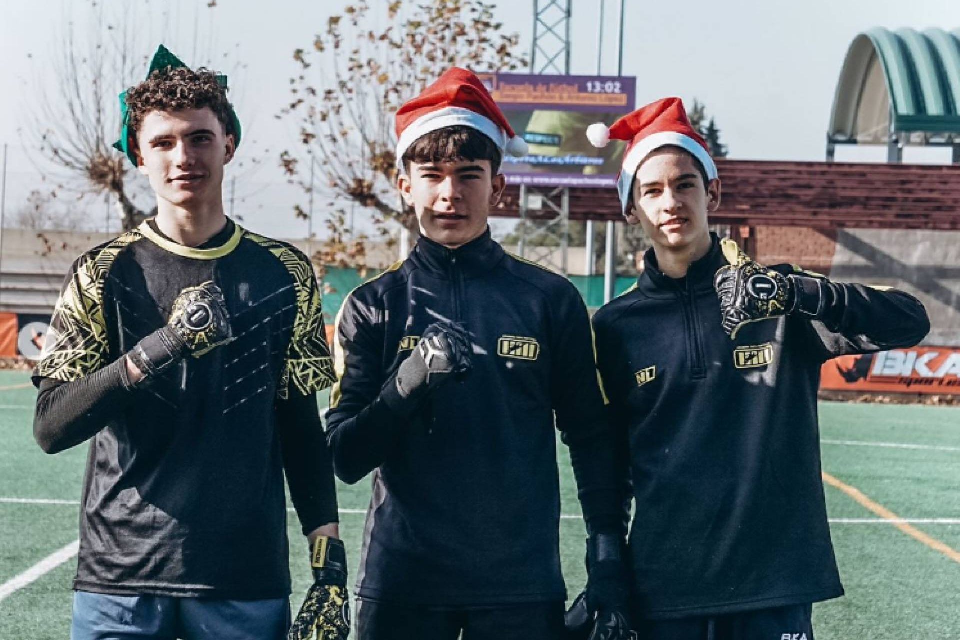 100% Porteros potencia el talento de los jóvenes porteros de la comunidad de Madrid en su Clínic Navideño