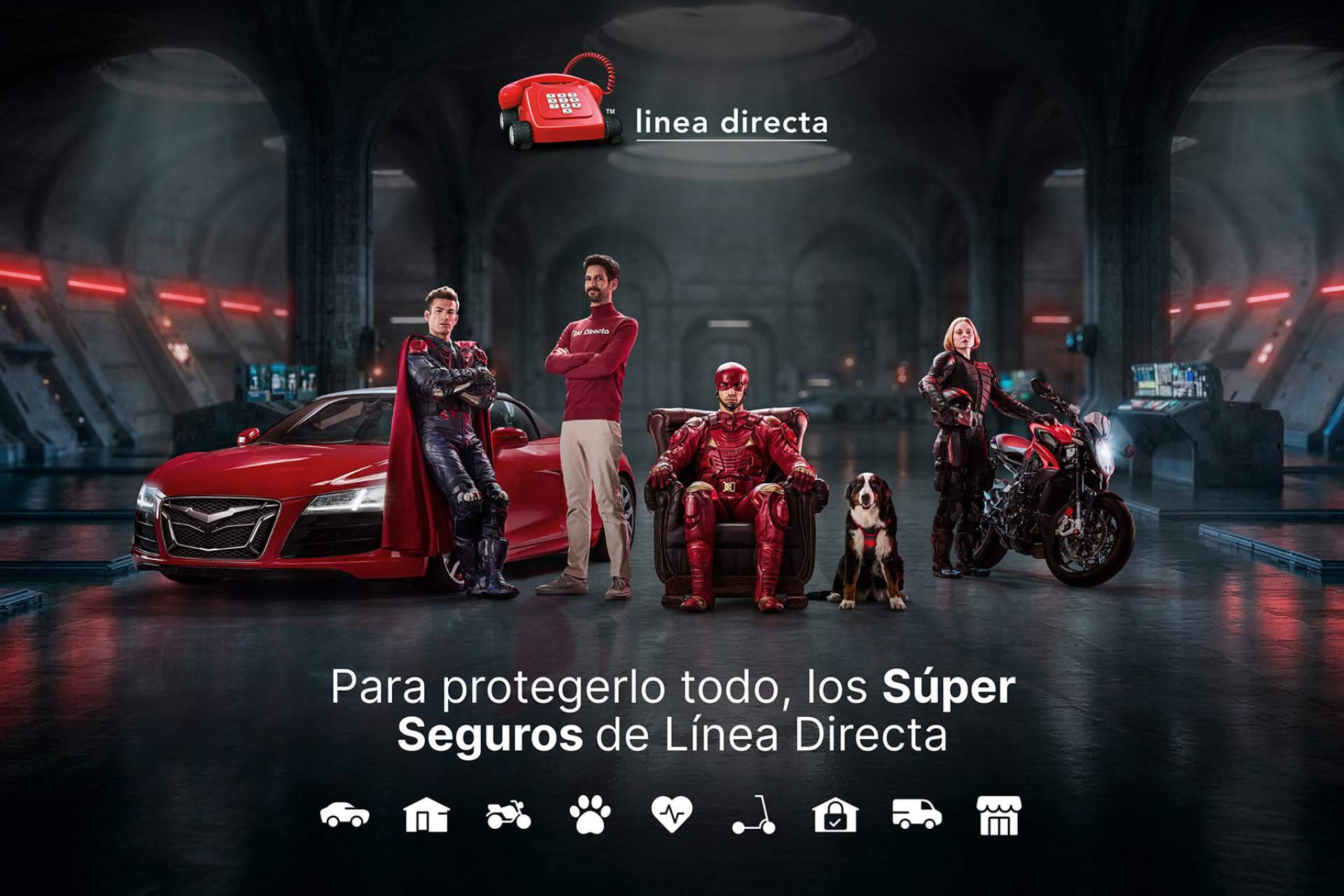 Línea Directa presenta su nueva campaña con los 'Súper Seguros' como protagonistas