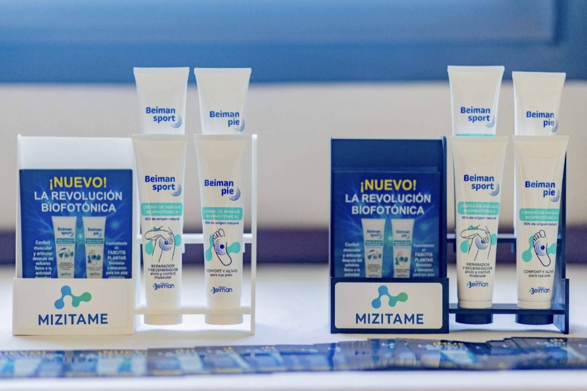 Mizitame y Grupo Beiman colaboran en el desarrollo de una crema innovadora para el alivio muscular