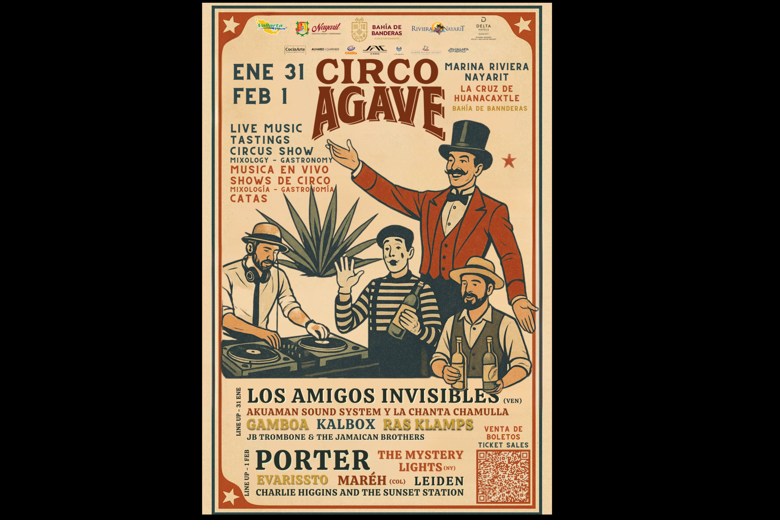 Circo Agave 2026; música, circo y celebración junto al mar