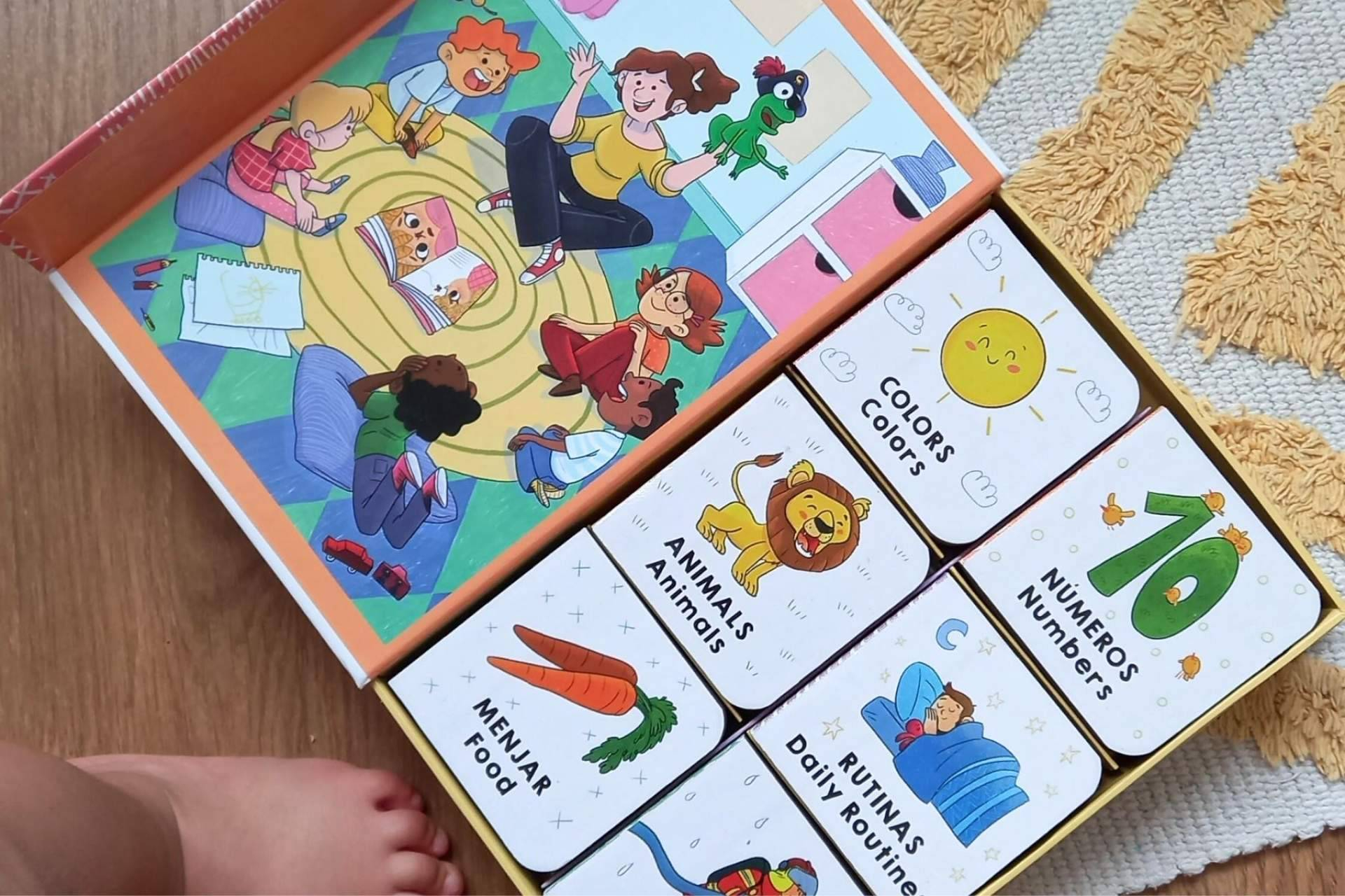 ¡Aprender jugando! Minilibros bilingües para descubrir palabras en español e inglés