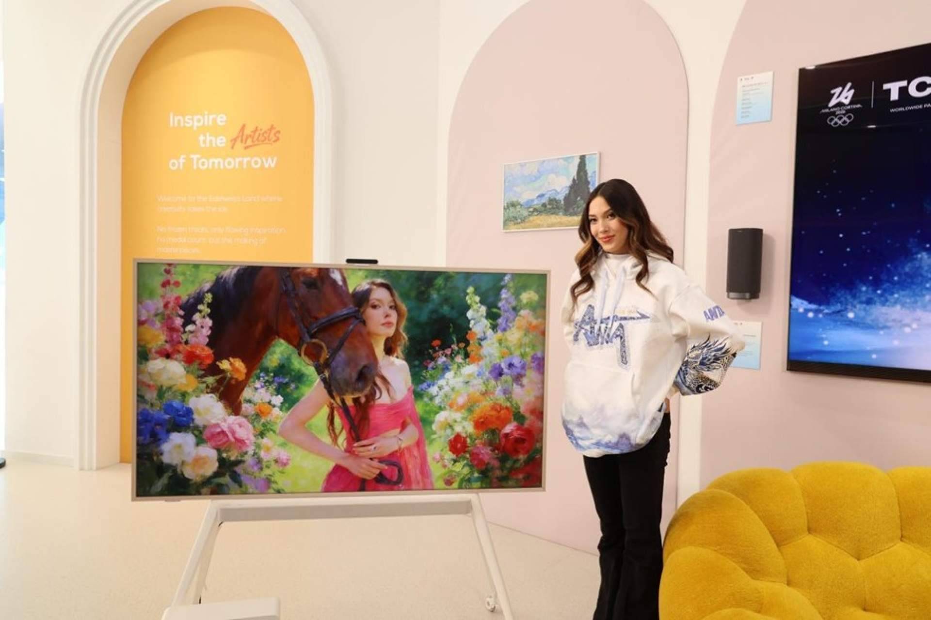 TCL felicita a su embajadora global de marca, Eileen Gu, por su histórica actuación en Milano Cortina 2026