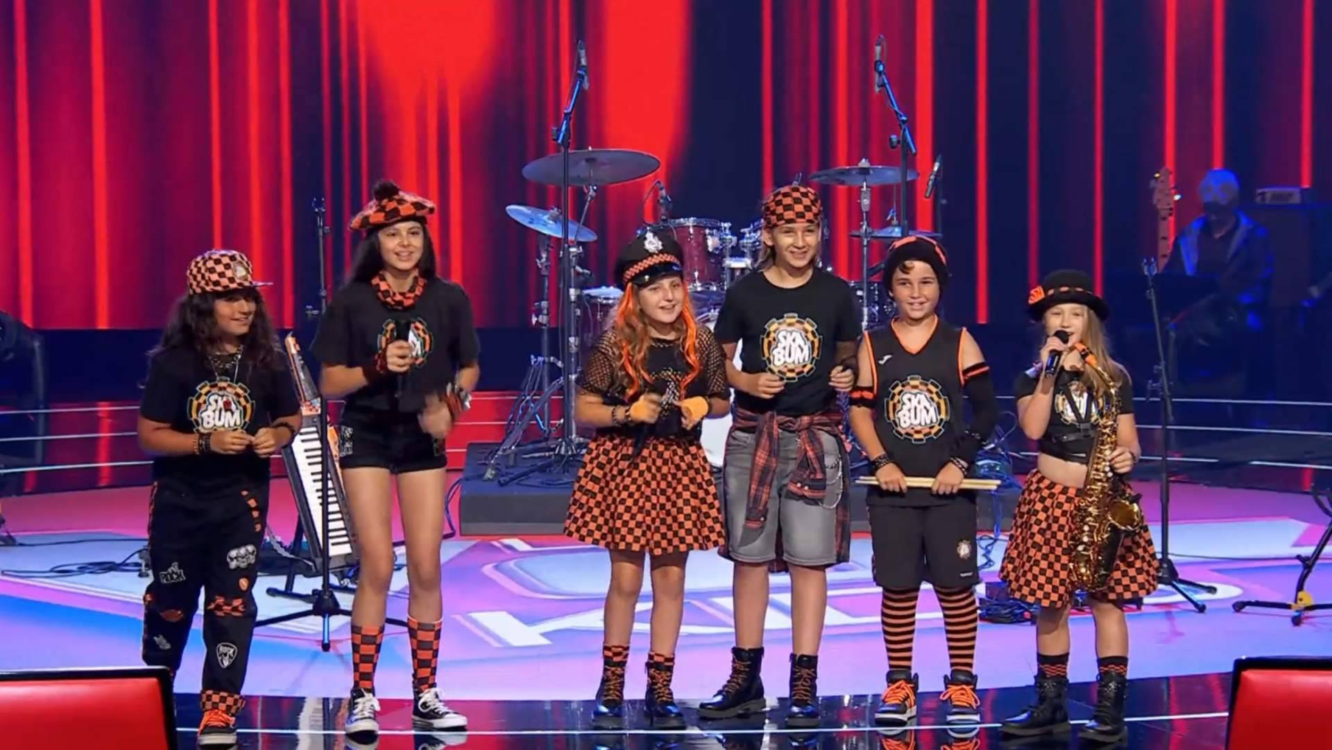 SKABUM arrasa en 'La Voz Kids' y corona a Rock Factory como la cantera musical infantil de España