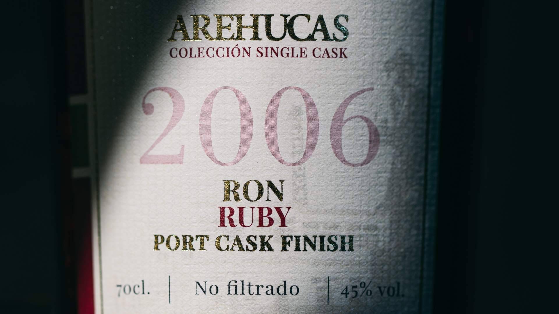 Arehucas presenta su nuevo Ruby Finish 2006, una edición limitada afinada en barricas de Ruby