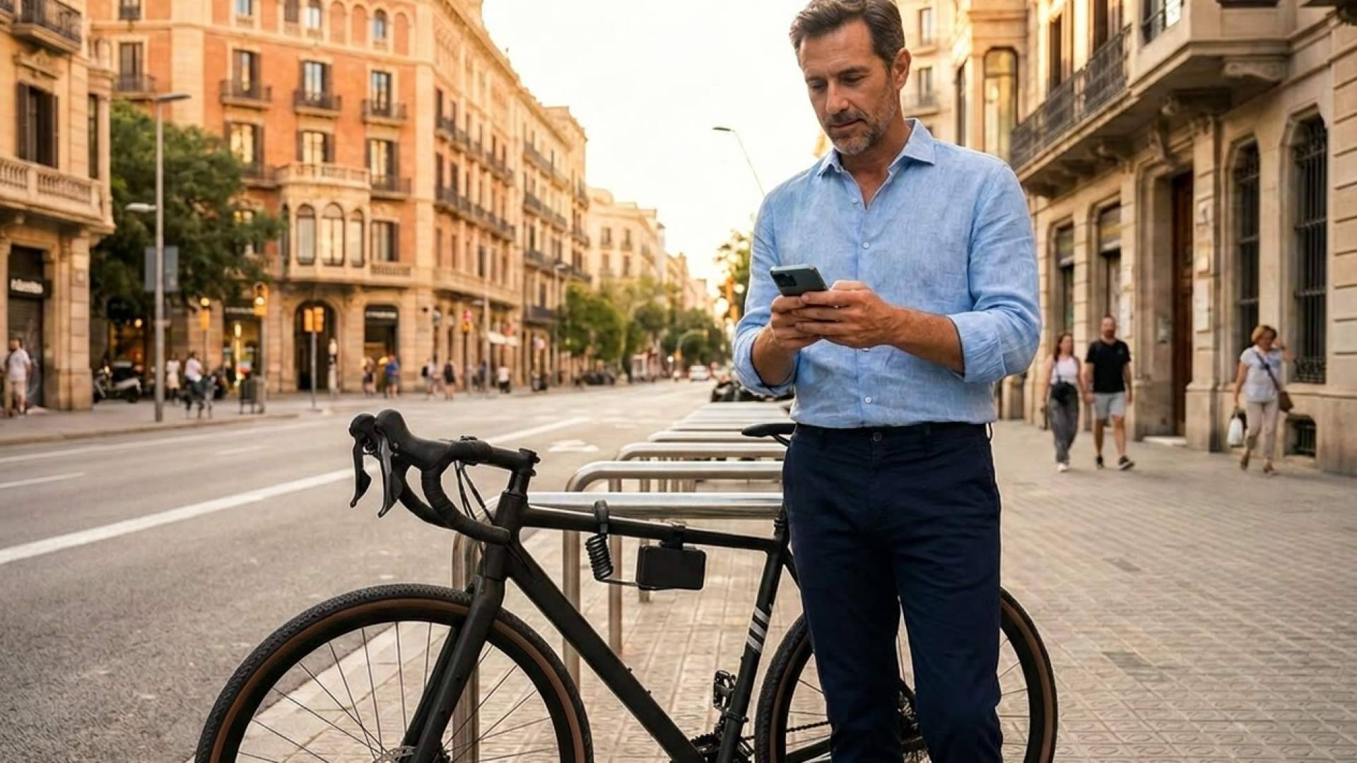 LOCK BICYCLE Finder 4G, el candado con GPS integrado