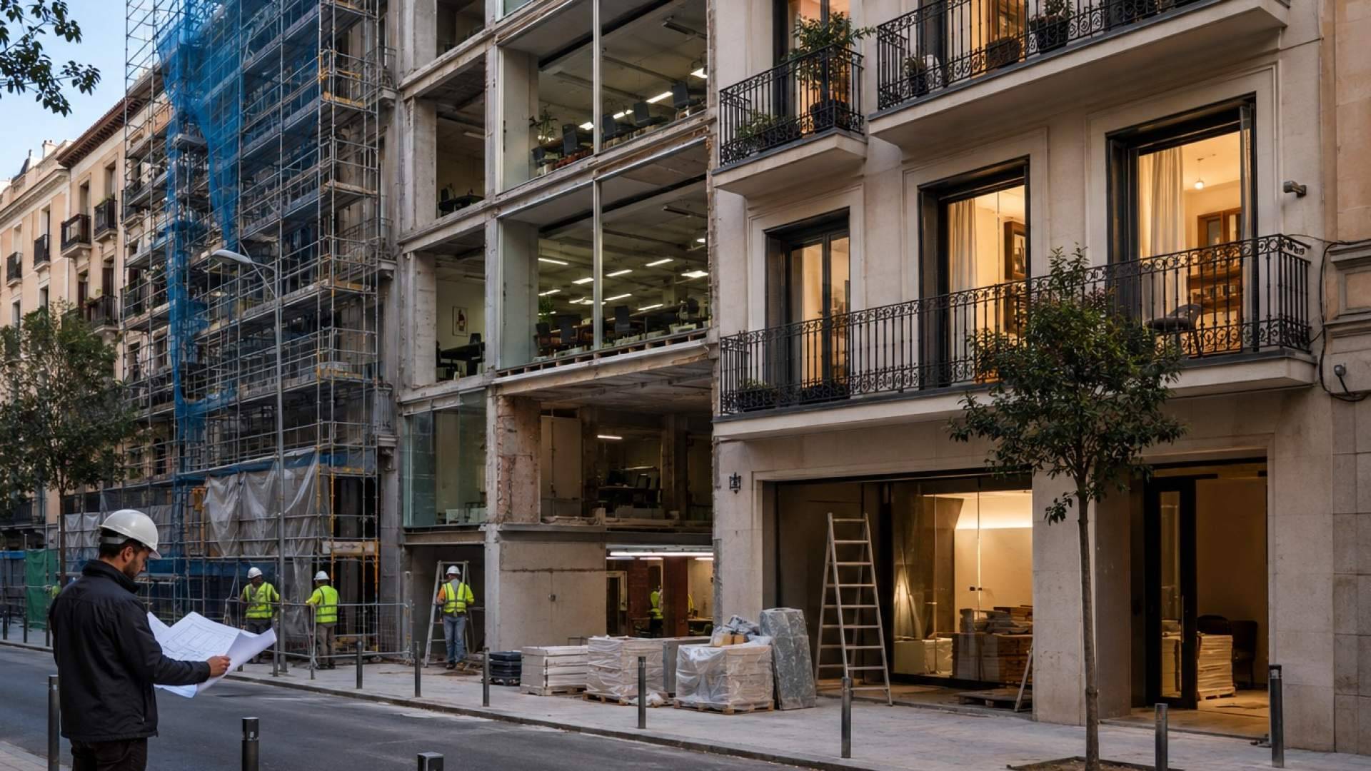 De oficinas a hogares; la nueva ley con la que Madrid quiere transformar edificios vacíos en viviendas