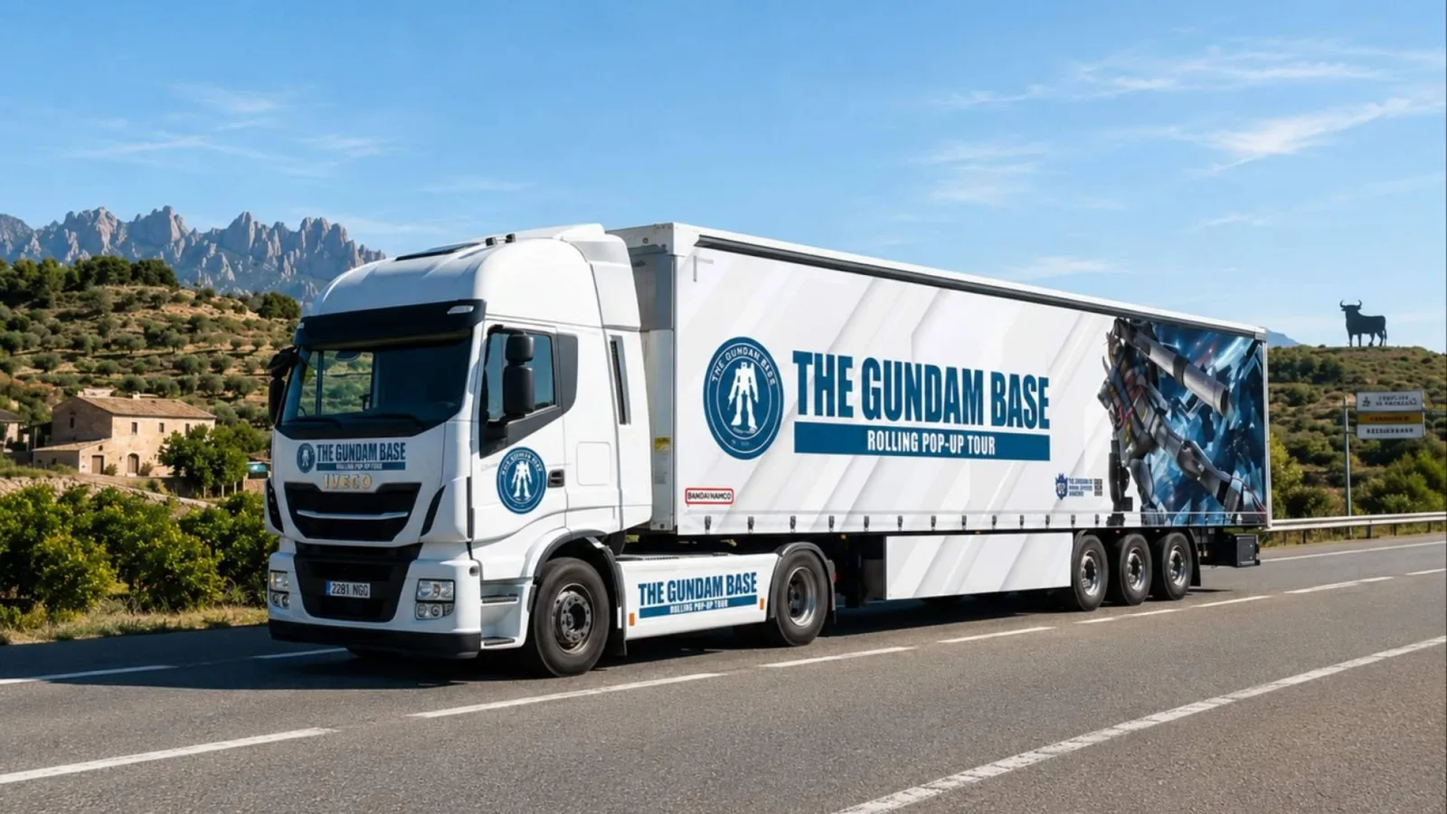 The Gundam Base Rolling Pop-Up Tour aterriza en España con una experiencia oficial para los fans de Gundam